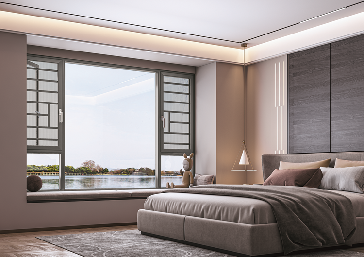 130注胶双隐平开断桥系列